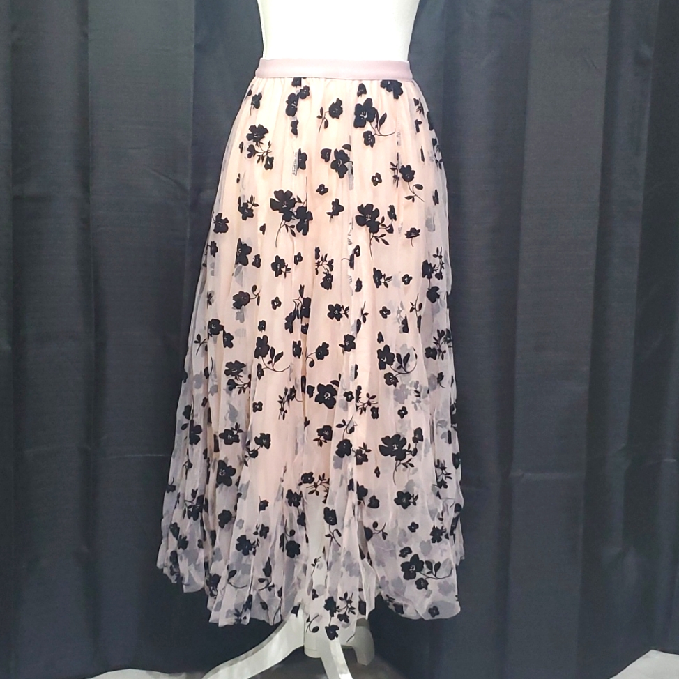 Nwot Floral Maxi Skirt